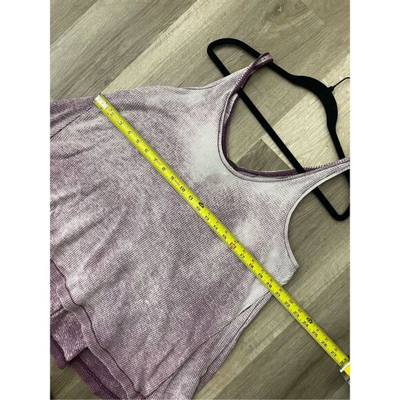 Free People We the Free Kitten Oversized Flowy Tank Top, Purple Sz Large, MP $98 - Picture 5 of 8
